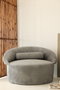 Atelier Del Sofa Juego de Sofá de 1 Plaza y Pouffe Antracita